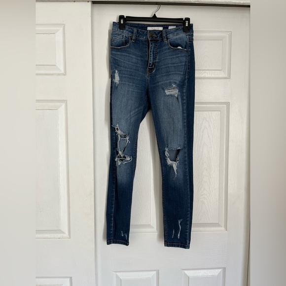 Eunina Bella Super High Rise Skinny Ankle Jeans Size 3 - Picture 6 of 11
